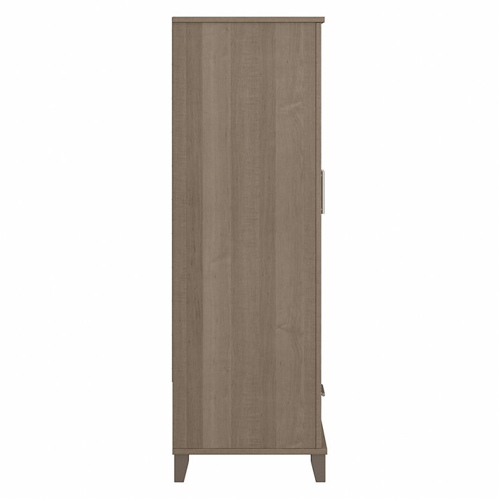 Bush Furniture Somerset Tall Kitchen Pantry With Doors And